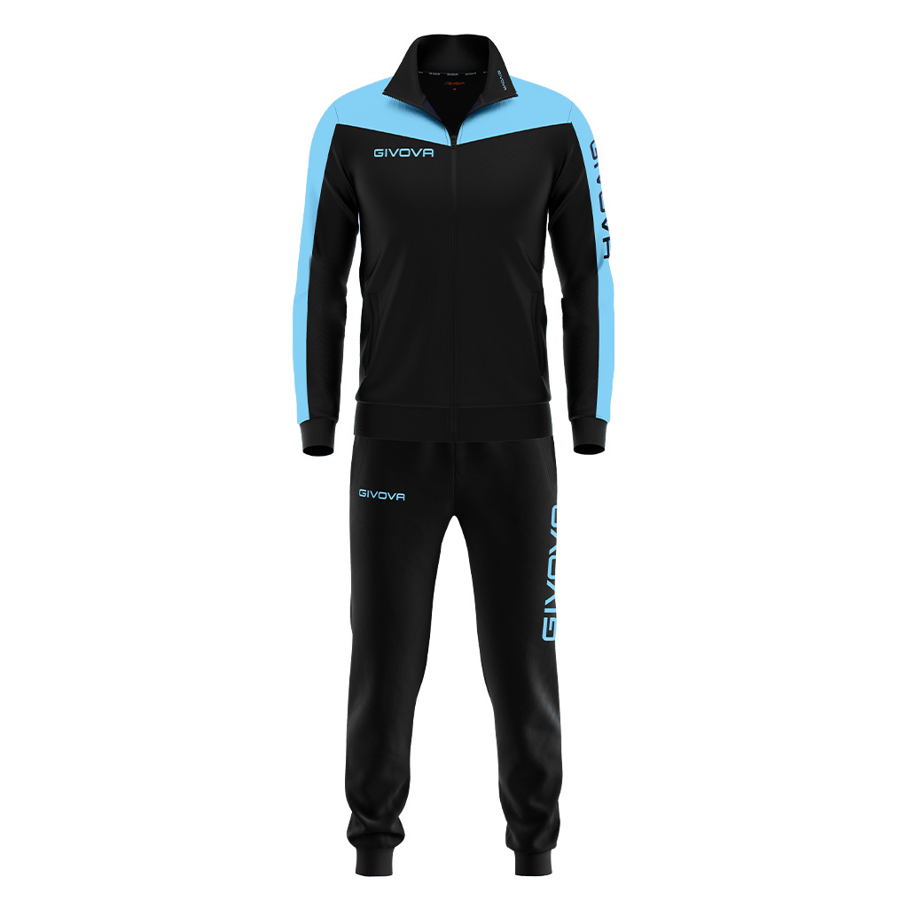 Trainingspak Roma KIDS en ADULTS │Zwart-Turquoise