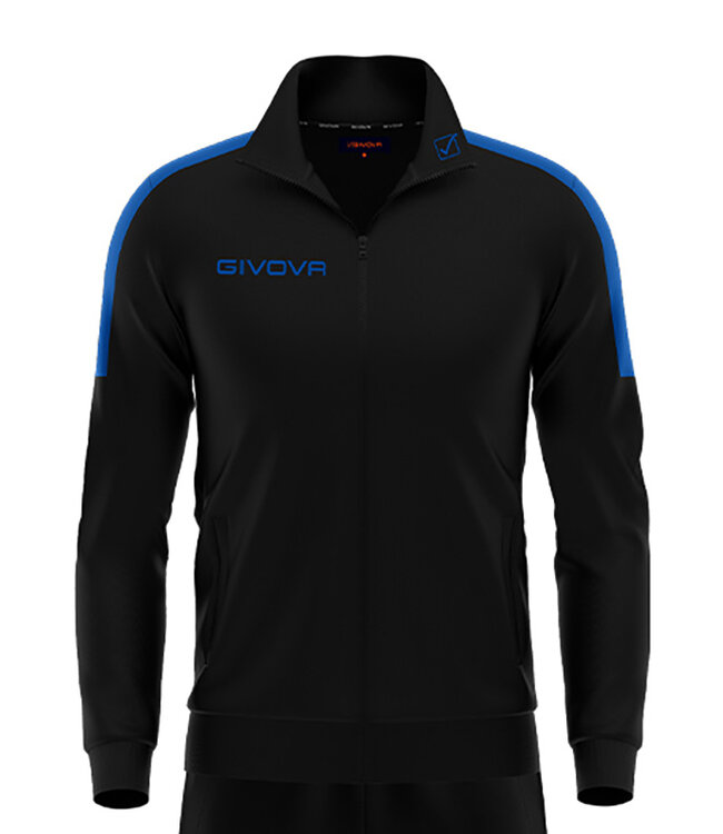 Givova Trainingspak Revolution KIDS en ADULTS│Zwart-Royal