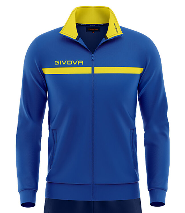 Givova Trainingspak One KIDS en ADULTS │Royalblue-Geel