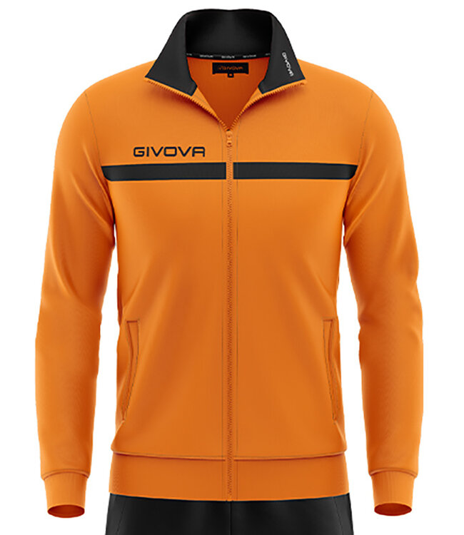 Givova Trainingspak One KIDS en ADULTS │Oranje-Zwart