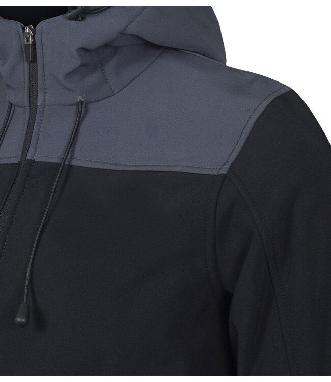 Zeus Zeus Softshell jack met Capuchon│Zwart