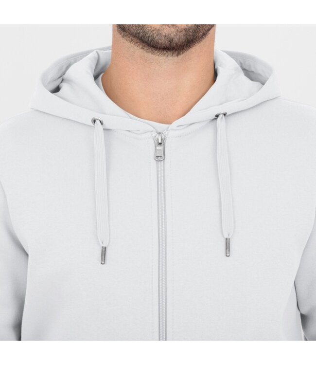 JAKO Organic Full Zip Hoodie UNI│Wit