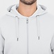 JAKO Organic Full Zip Hoodie UNI│Wit JAKO Organic Full Zip Hoodie UNI│Wit