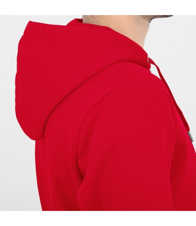 JAKO Organic Full Zip Hoodie UNI│Rood