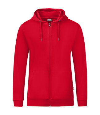 JAKO Organic Full Zip Hoodie UNI│Rood