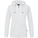 JAKO Organic Full Zip Hoodie DAMES│Wit JAKO Organic Full Zip Hoodie DAMES│Wit