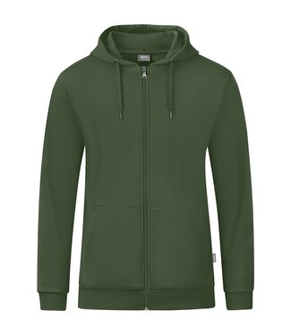 JAKO Organic Full Zip Hoodie UNI│Olive