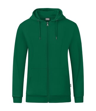 JAKO Organic Full Zip Hoodie UNI│Groen