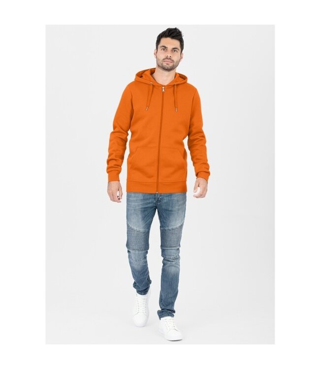 JAKO Organic Full Zip Hoodie UNI│Oranje