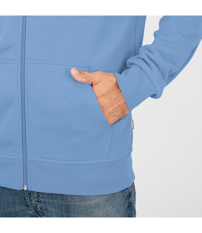 JAKO Organic Full Zip Hoodie UNI│Ice Blue