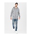 JAKO Organic Full Zip Hoodie UNI│Lichtgrijs gemêleerd