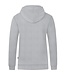 JAKO Organic Full Zip Hoodie UNI│Lichtgrijs gemêleerd