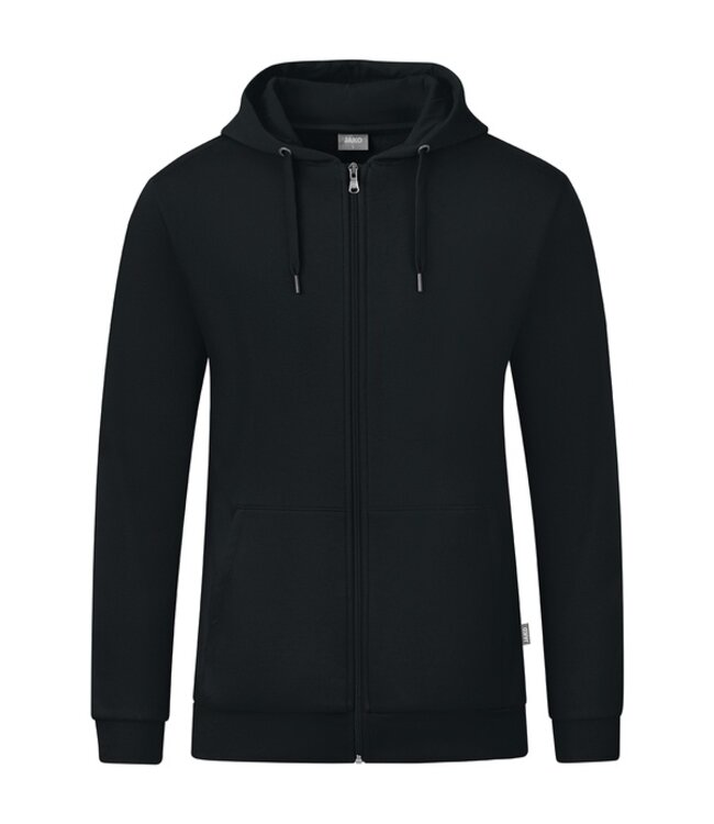 JAKO Organic Full Zip Hoodie UNI│Zwart