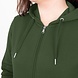 JAKO Organic Full Zip Hoodie DAMES│Olive JAKO Organic Full Zip Hoodie DAMES│Olive