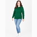 JAKO Organic Full Zip Hoodie DAMES│Groen JAKO Organic Full Zip Hoodie DAMES│Groen