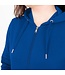 JAKO Organic Full Zip Hoodie DAMES│Royalblue