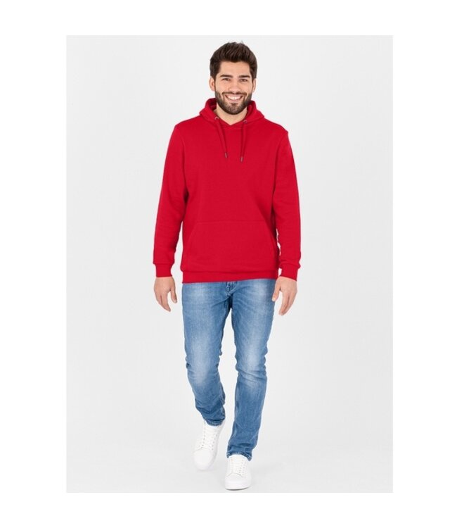 JAKO Organic  Hoodie KIDS en UNI│Rood