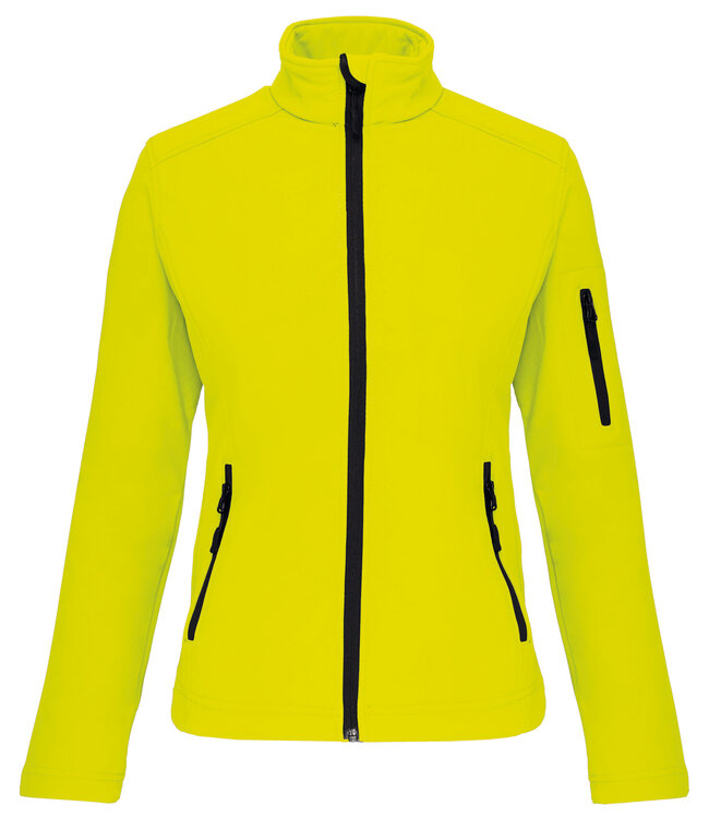 Softshell Dames-Adults│Fluo geel