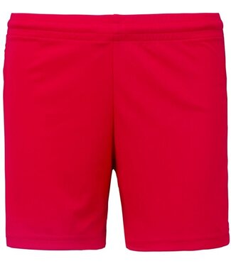 Proact Sportshort Basic Dames│ROOD