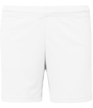 Proact Sportshort Basic Dames│WIT