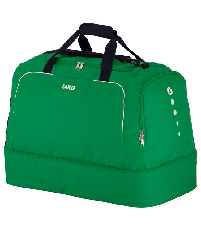 JAKO Sporttas Classico met bodemvak / 3 formaten│Sportgroen