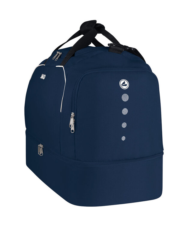 JAKO Sporttas Classico met bodemvak / 3 formaten│Navy