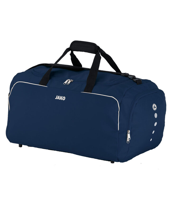 JAKO Sporttas CLASSICO met zijvakken 3 maten│Navyblue
