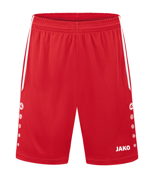 JAKO Short Allround│Kids-Adults│Sportrood-Wit