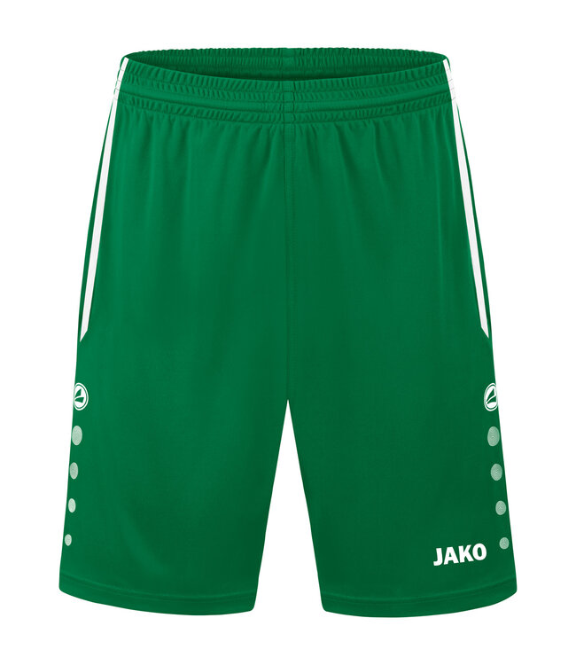 JAKO Short Allround│Kids-Adults│Sportgroen-Wit