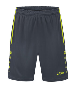 JAKO Short Allround│Kids-Adults│Antraciet-Lemon