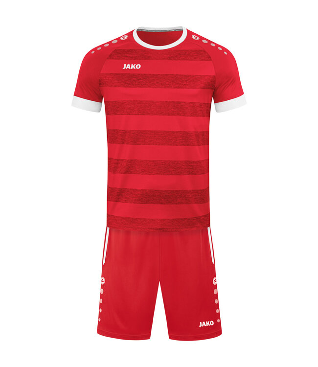 JAKO Shirt Celtic Melange│Rood-Wit