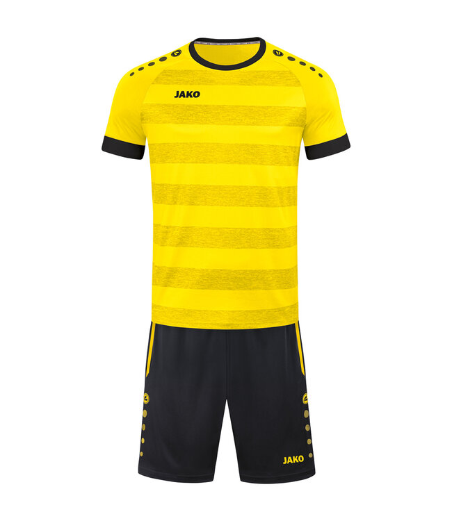 JAKO Shirt Celtic Melange│Citroen-Zwart