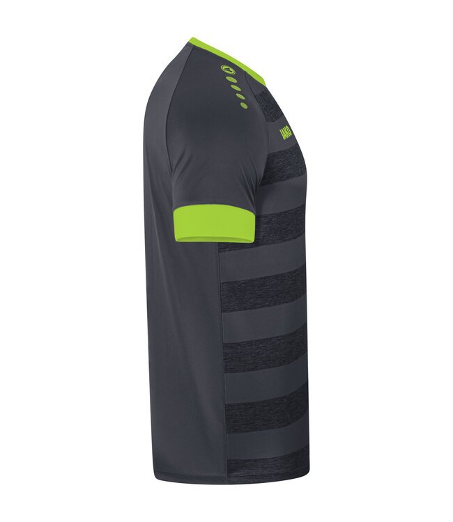 JAKO Shirt Celtic Melange│Antraciet-Lemon