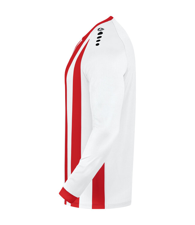 JAKO Shirt Inter Lange mouw│Kids-Adults│Wit-Rood