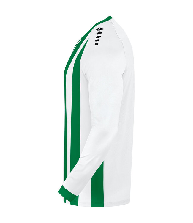 JAKO Shirt Inter Lange mouw│Kids-Adults│Wit-Sportgroen
