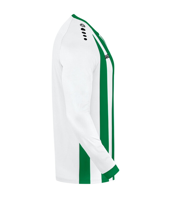 JAKO Shirt Inter Lange mouw│Kids-Adults│Wit-Sportgroen