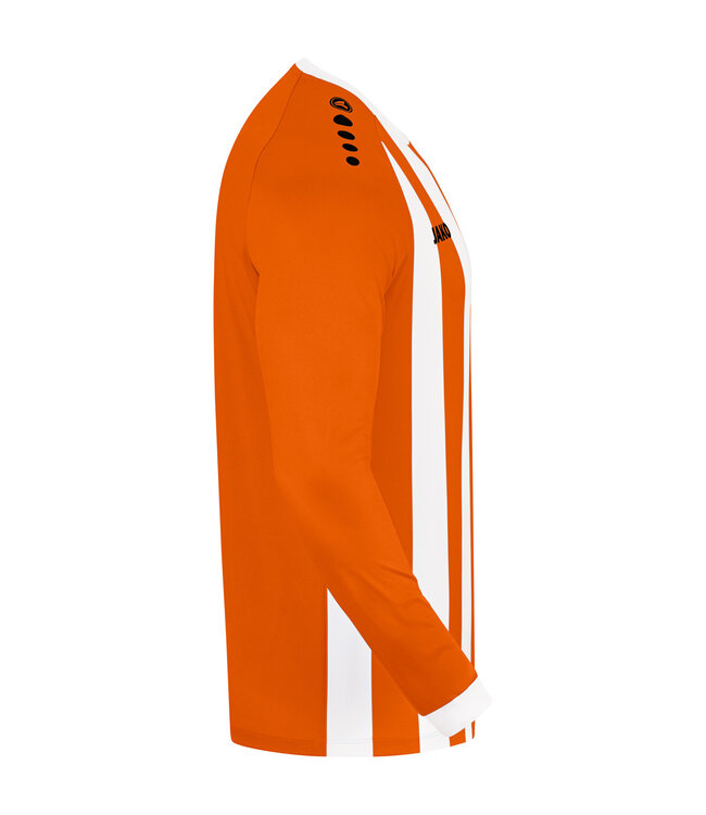 JAKO Shirt Inter Lange mouw│Kids-Adults│Wit-Fluo oranje