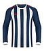 JAKO Shirt Inter Lange mouw│Kids-Adults│Wit-Navyblue