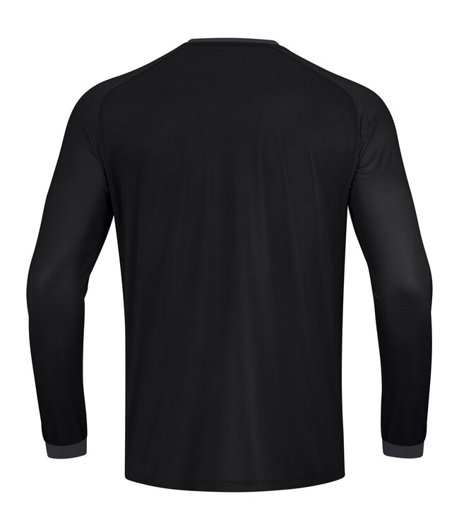 JAKO Shirt Inter Lange mouw│Kids-Adults│Zwart -Antraciet