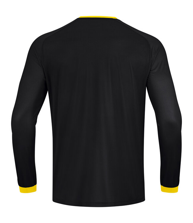 JAKO Shirt Inter Lange mouw│Kids-Adults│Zwart -Citroen