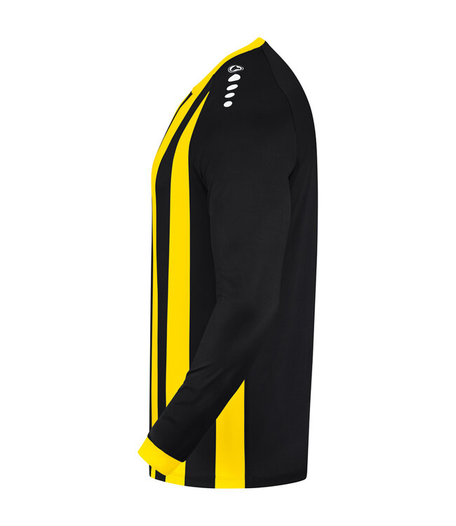 JAKO Shirt Inter Lange mouw│Kids-Adults│Zwart -Citroen