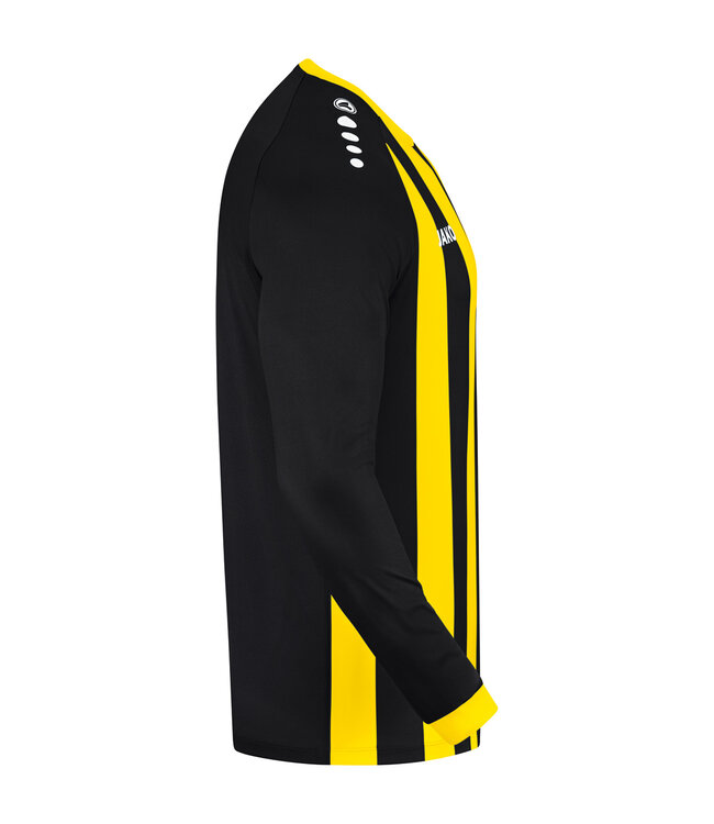 JAKO Shirt Inter Lange mouw│Kids-Adults│Zwart -Citroen