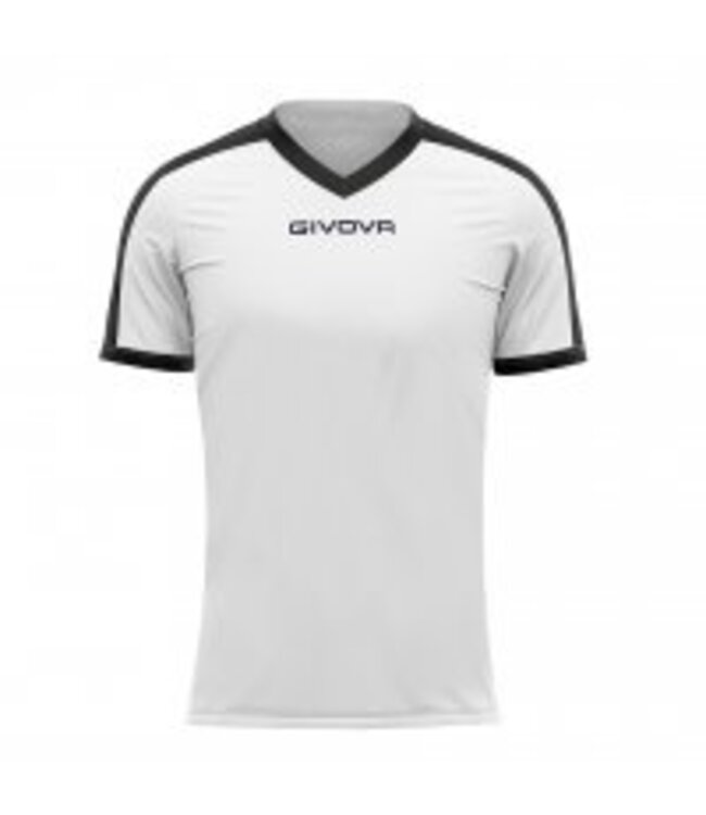 Givova Shirt Revolution Wit-Zwart│KIDS en ADULTS