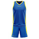 Givova Basketbal kit Power KIDS en ADULTS│Royalblue-Geel Givova Basketbal kit Power KIDS en ADULTS│Royalblue-Geel