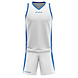 Givova Basketbal kit Power KIDS en ADULTS│Wit-Royalblue Givova Basketbal kit Power KIDS en ADULTS│Wit-Royalblue