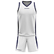 Givova Basketbal kit Power KIDS en ADULTS│Wit-Navyblue Givova Basketbal kit Power KIDS en ADULTS│Wit-Navyblue