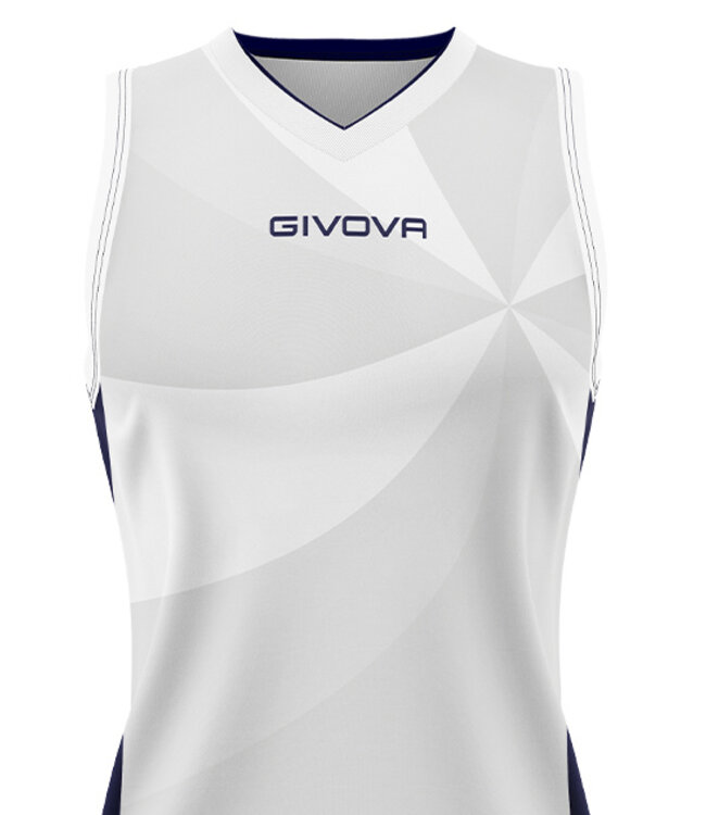 Givova Givova Volleybalset Elica voor Dames│Wit-Navyblue