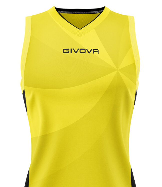Givova Givova Volleybalset Elica voor Dames│Geel-Zwart