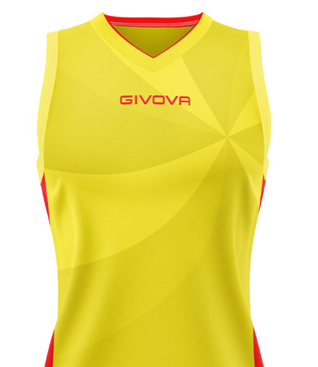 Givova Givova Volleybalset Elica voor Dames│Geel-Rood