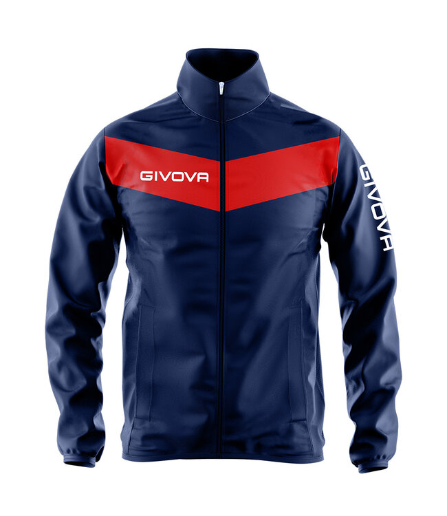 Givova regenjas Scudo 3XS-2XL│Navy-Rood